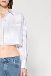 BUTTON-UP CROPPED SHIRT